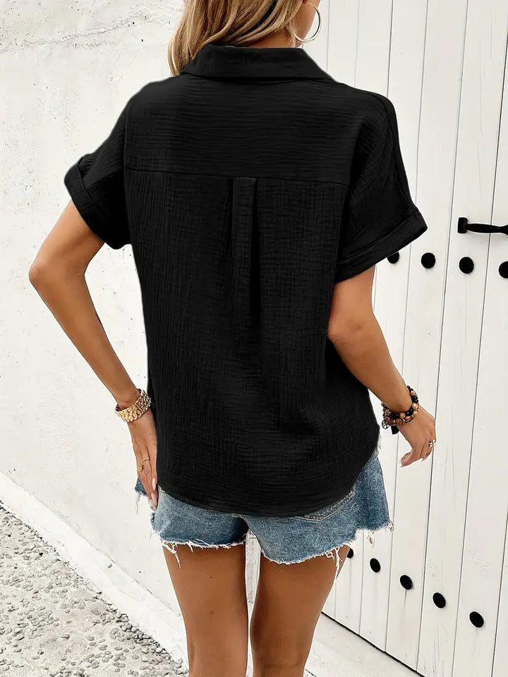 Button-Up Blouse for Women